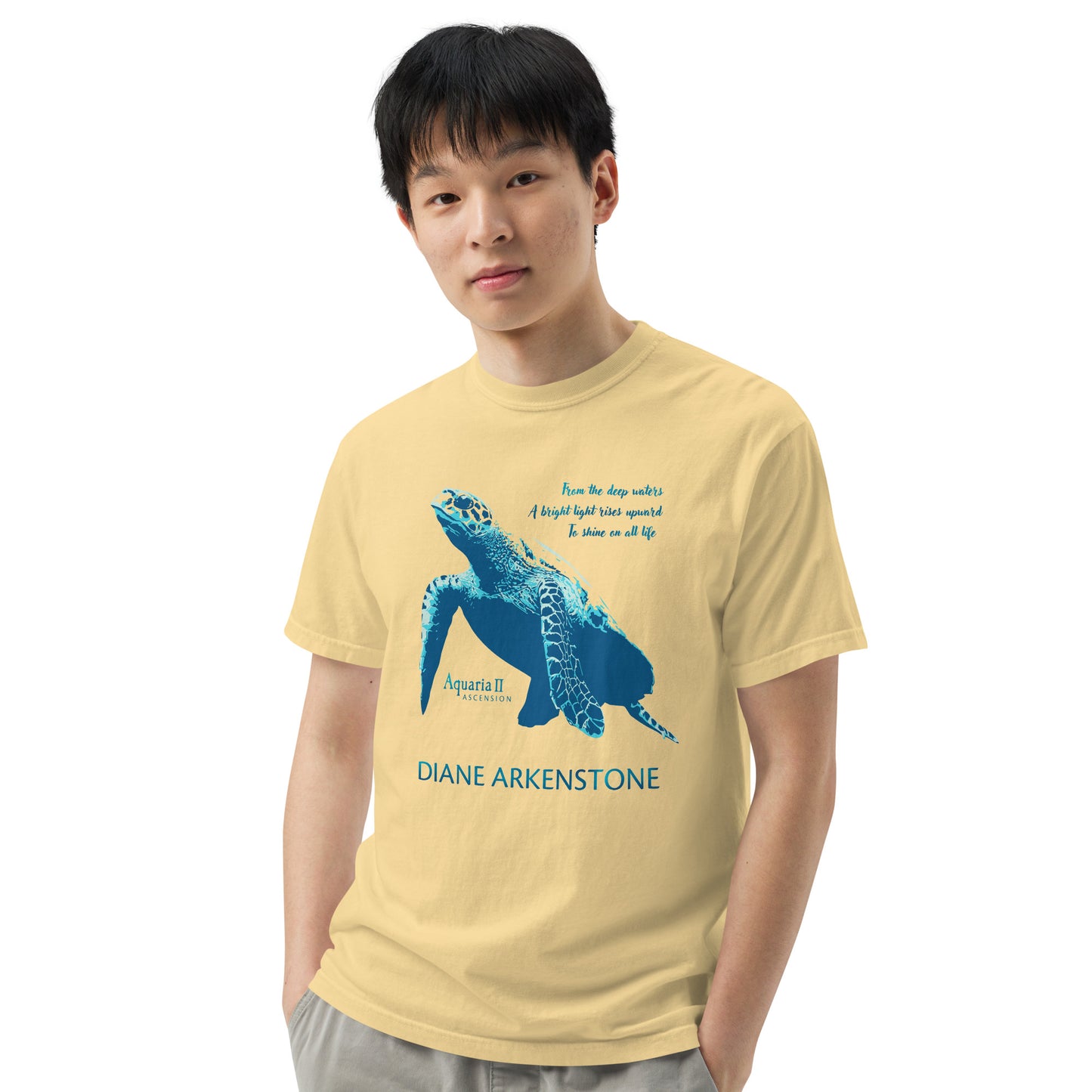 Unisex garment-dyed heavyweight t-shirt