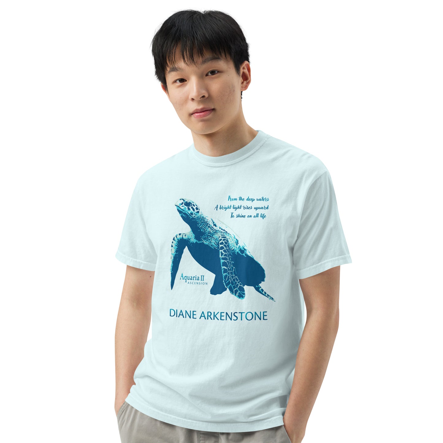 Unisex garment-dyed heavyweight t-shirt