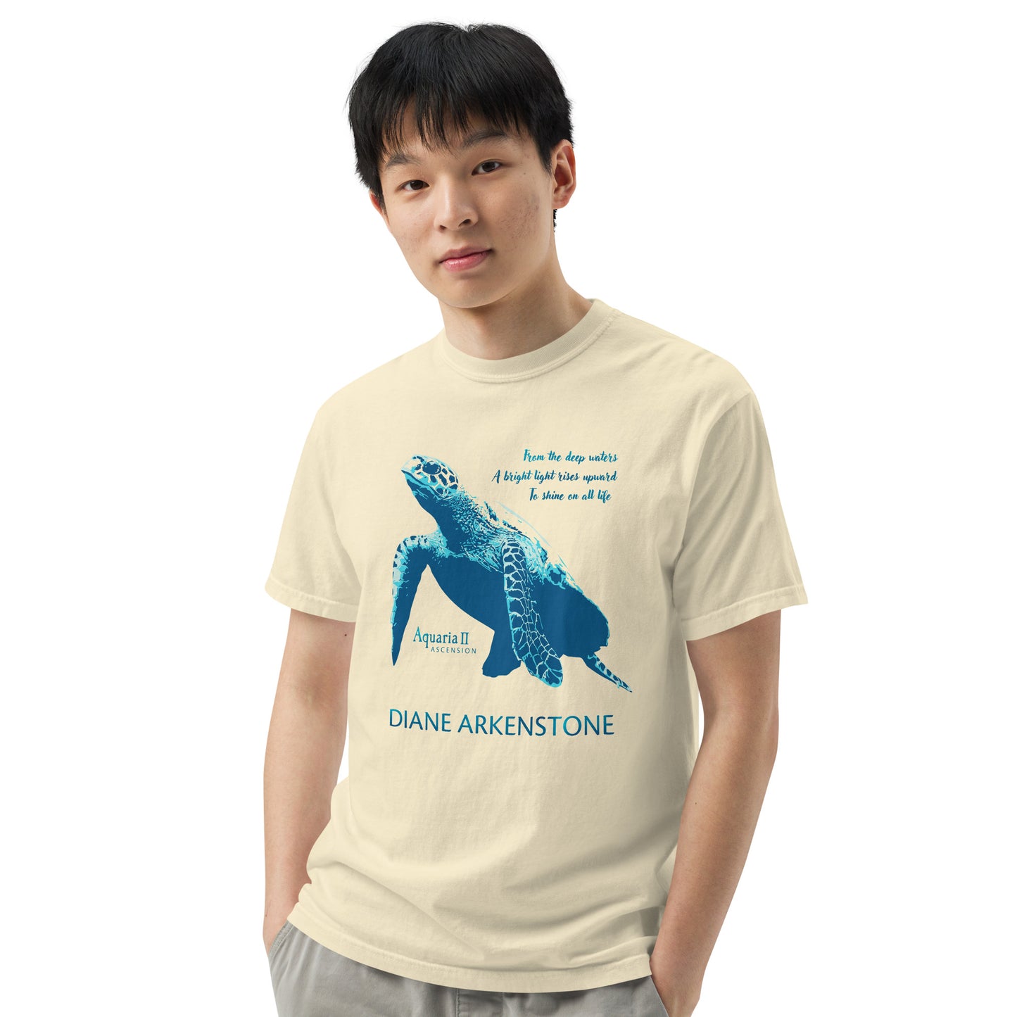 Unisex garment-dyed heavyweight t-shirt