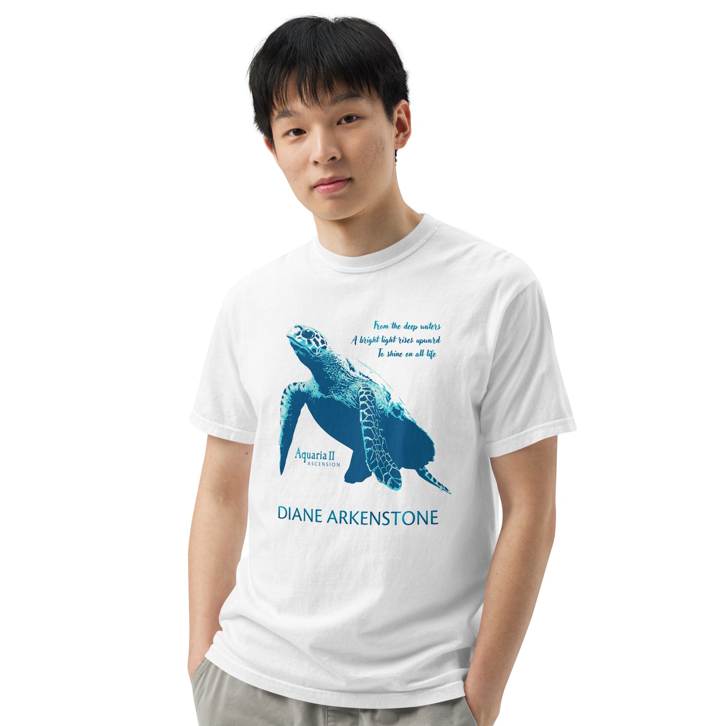 Unisex garment-dyed heavyweight t-shirt