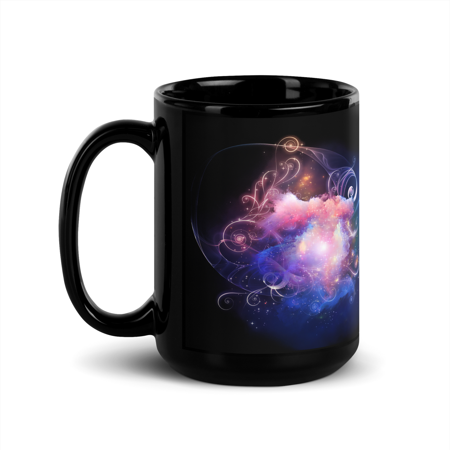 Black Glossy Mug 15oz