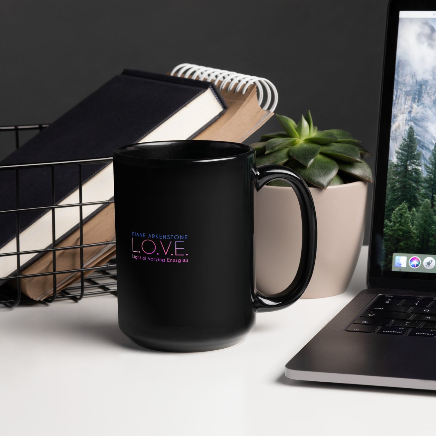 Black Glossy Mug 15oz