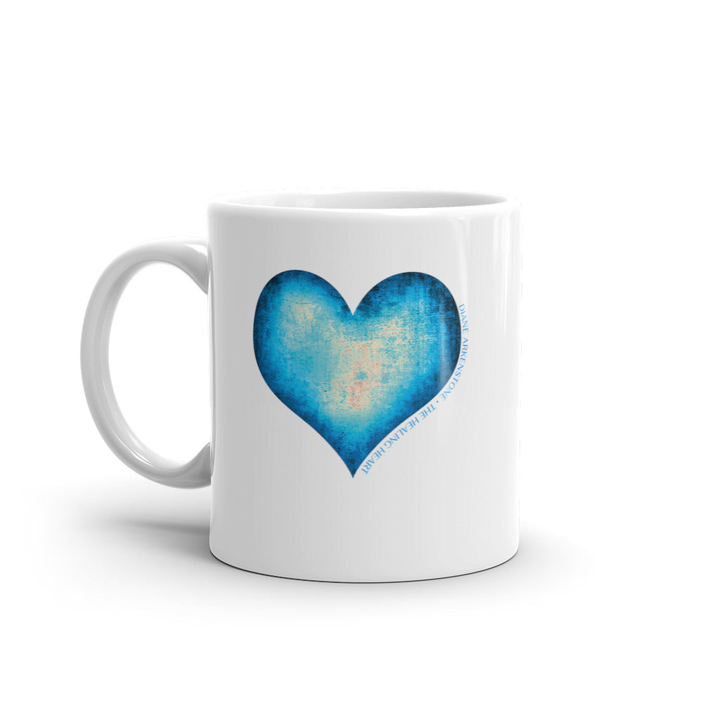 "Healing Heart" White glossy mug
